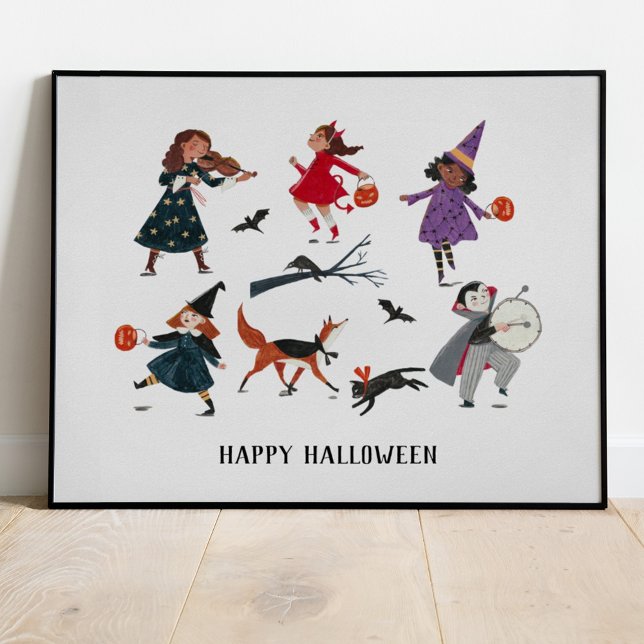 Póster Truco de Halloween para tratar a los niños de vaca (Subido por el creador)