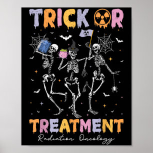 Póster Truco o Radioterapia Oncológica de Radiación de Ha