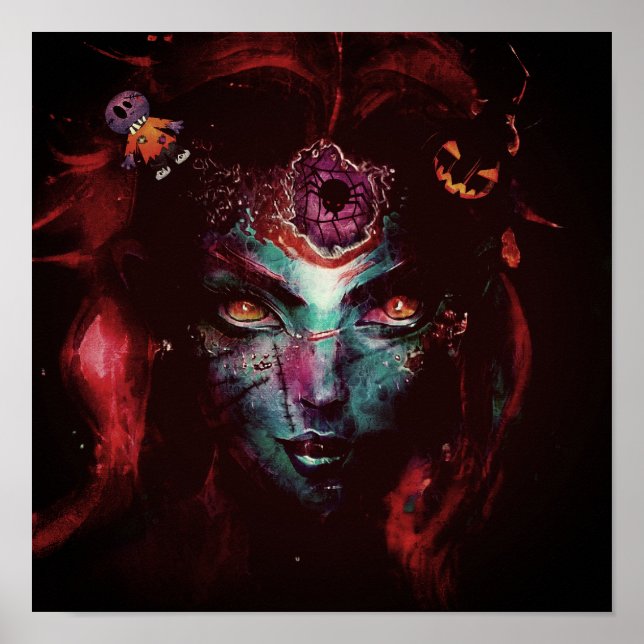 Póster Truco o tratamiento (Frente)