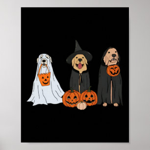 Póster Truco O Tratamiento De Halloween De Regalador De O