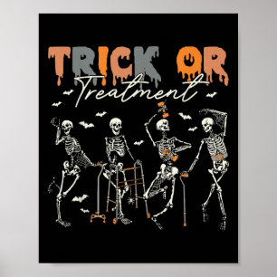 Póster Truco o Tratamiento Pt Terapeuta Físico H