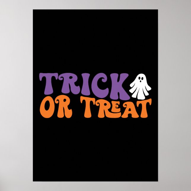 Póster Truco O Trato - Divertida Halloween (Frente)