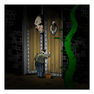 Póster Truco o trato en la casa del gigante