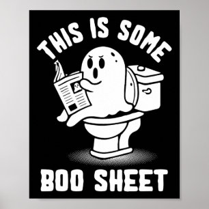 Póster Truco O Trato Fantasma Espumoso Esta Es Una Hoja D