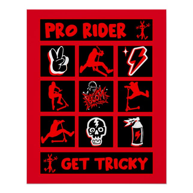 Póster Trucos de Pro Scooter Free Rider (Anverso)