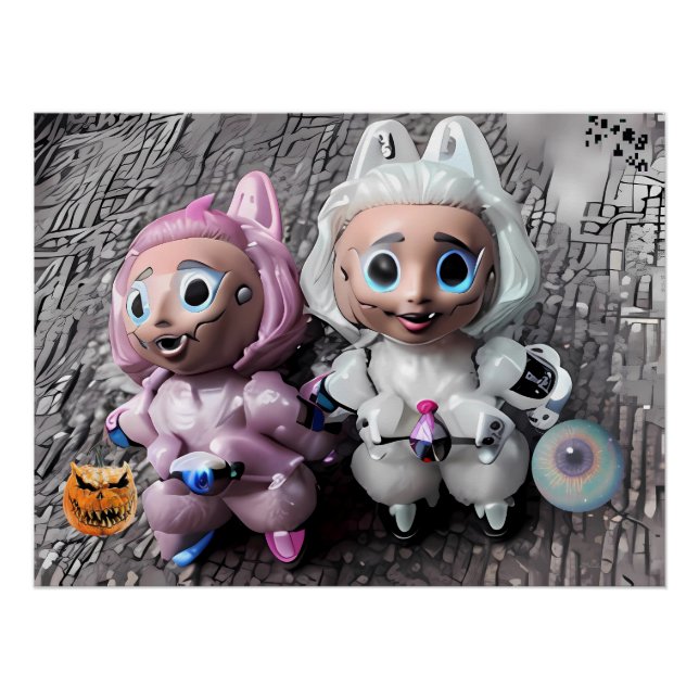 Póster Trucos y tratamientos Labubu (Anverso)