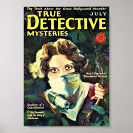 Póster True Detective Mysteries - July