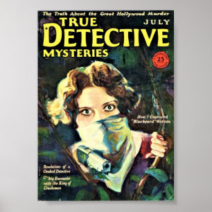 Póster True Detective Mysteries - July