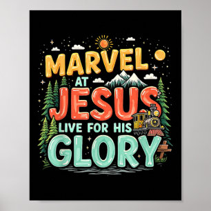 Póster True North Christian Camp Vbs 2025 Su Gloria Junct