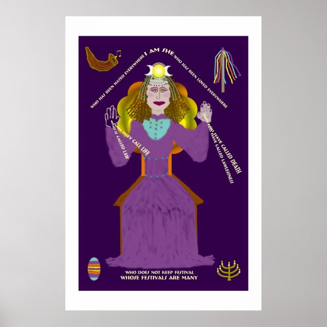 Póster Trueno #2-'Soy Ella' (Frente)
