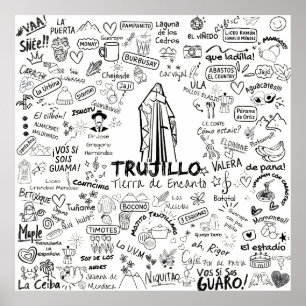 Póster Trujillo Venezuela Tierra de Encanto – Orgullo Ve