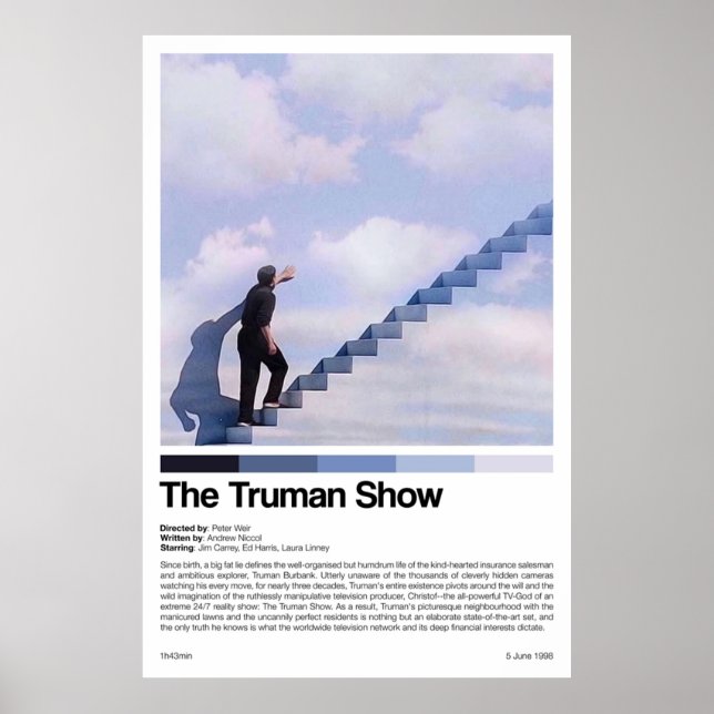 Póster Truman Show Movie Print (Frente)