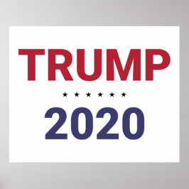 Póster Trump 2020 (Elecciones en Estados Unidos)