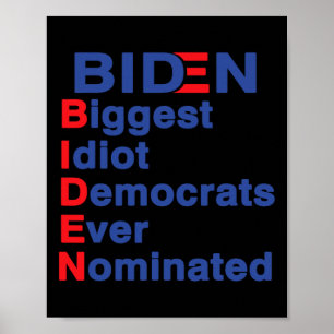 Póster Trump 2020 fue nominado por los más grandes demócr