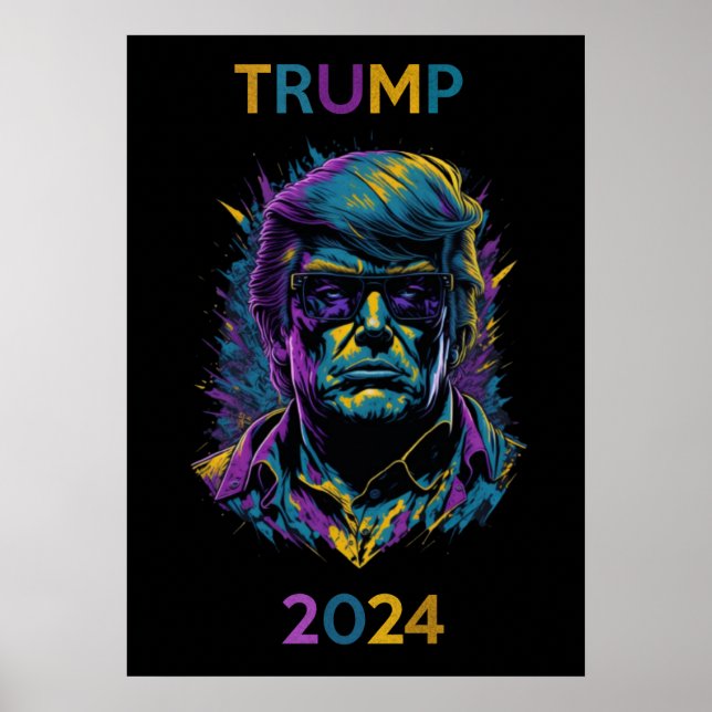 Póster Trump 2024 (Frente)