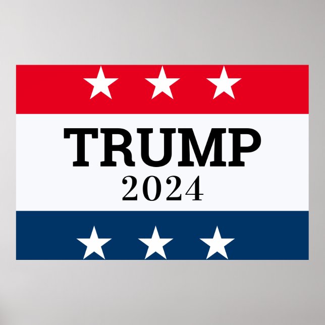 Póster Trump 2024 (Frente)
