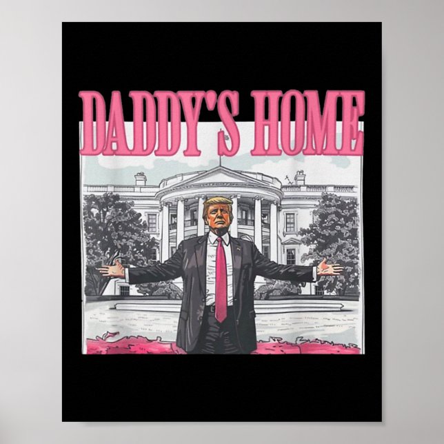 Póster Trump 2024 devuelve a Estados Unidos a casa de Tru (Frente)
