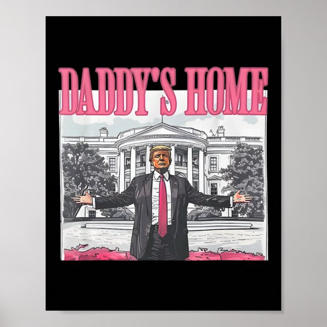 Póster Trump 2024 devuelve a Estados Unidos a casa de Tru (Frente)