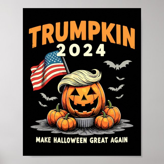 Póster Trump 2024 hace de Halloween un gran Aga (Frente)