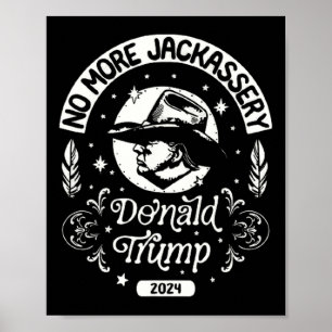 Póster Trump 2024 Jefe De Vaquero Ee.Uu. 2024 Vota Elecci