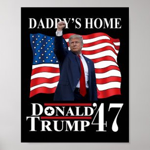 Póster Trump 2024 lleva a Estados Unidos a casa de Trump