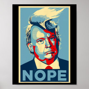 Póster Trump 2024 no vuelve a ser gracioso