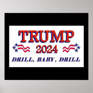 Póster TRUMP 2024 Poster de perforación