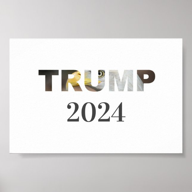 PÓSTER TRUMP 2024, POSTER ELECTORAL (Frente)