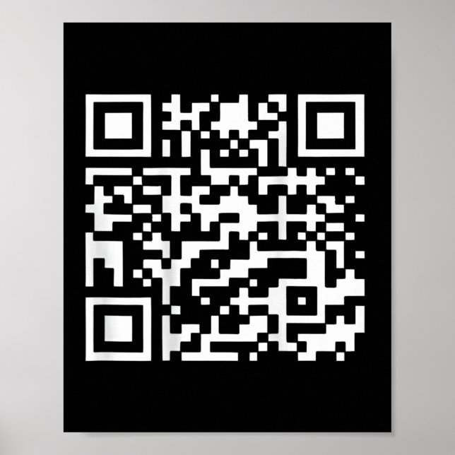 Póster Trump 2024 Qr 4547 Tee Trump Código de baile (Frente)