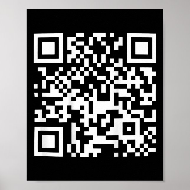 Póster Trump 2024 Qr 4547 Tee Trump Código de baile 1 (Frente)