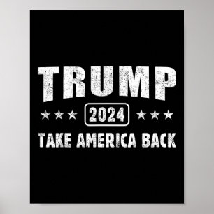 Póster Trump 2024 Recupera Estados Unidos De Mujeres Del