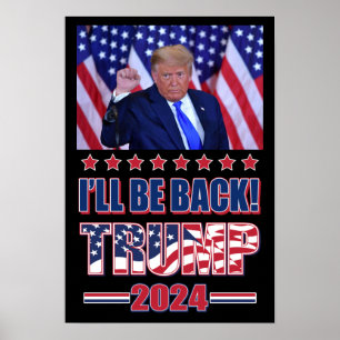 Póster Trump 2024: Recuperar a Estados Unidos