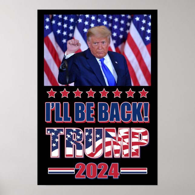 Póster Trump 2024: Recuperar a Estados Unidos (Frente)
