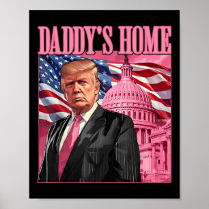 Póster Trump 2024 Recuperar a Estados Unidos en casa