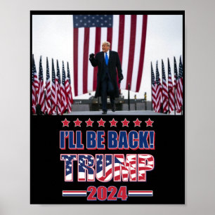 Póster Trump 2024 Take America Back
