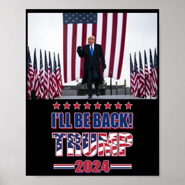 Póster Trump 2024 Take America Back (Frente)