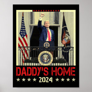 Póster Trump 2024 traiga a Estados Unidos de vuelta a cas