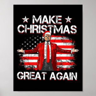 Póster Trump 2024 vuelve a hacer geniales a los Navidades