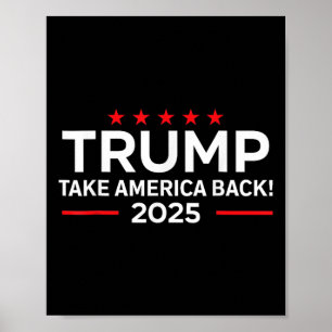 Póster Trump 2025 - Donald Trump 2025 se burla de Estados