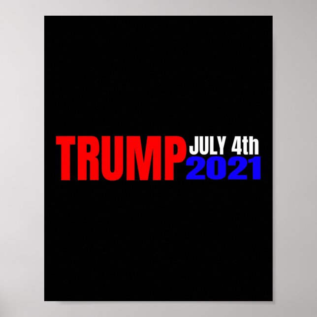 Póster Trump 4 de julio (Frente)