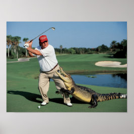 Póster Trump Alligator Poster