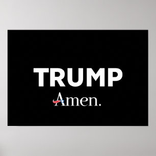 Póster Trump Amen