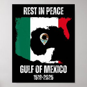 Póster Trump América Desgarra Golfo De México Presidente 