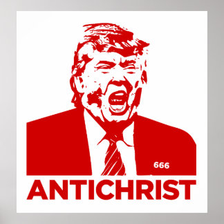 Póster TRUMP ANTICHRIST Poster 2017