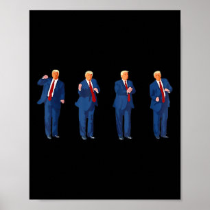 Póster Trump Baila 4 De Julio De 2025