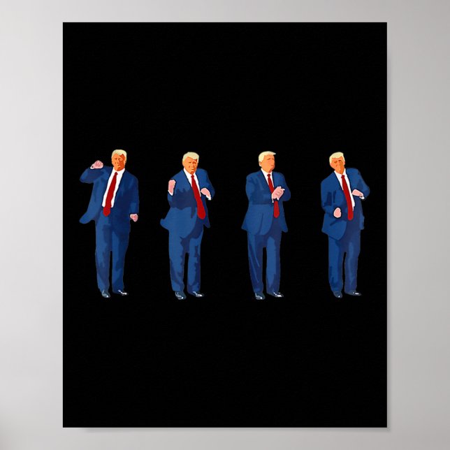 Póster Trump Baila 4 De Julio De 2025 (Frente)