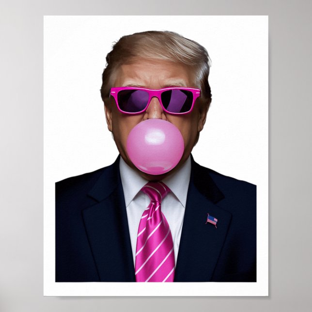 Póster Trump Bubble Gum (Frente)