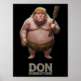 Póster Trump Caveman Poster