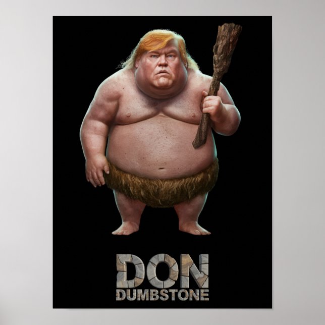 Póster Trump Caveman Poster (Frente)
