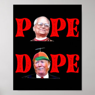 Póster Trump como Iglesia del Vaticano